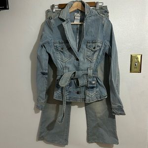 Vintage Baby Phat Denim Jacket and Jeans